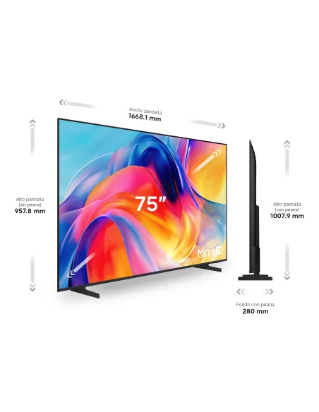 Samsung TV 75" Mini LED M73H 4K Vision AI Smart TV 2026