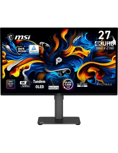 MSI Pro MAX 271UPX12G pantalla para PC 67,3 cm (26.5") 3840 x 2160 Pixeles UltraWide Full HD QD-OLED Negro