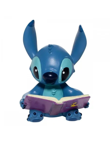 Figura enesco disney stitch con libro