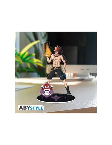 Figura acrilica abystyle one piece portgas d.ace