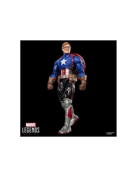 Figura hasbro marvel legends series x magic: the gathering capitan america