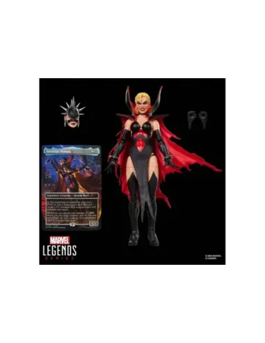 Figura hasbro marvel legends series x magic: the gathering malice (sue storm)