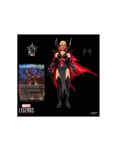 Figura hasbro marvel legends series x magic: the gathering malice (sue storm)