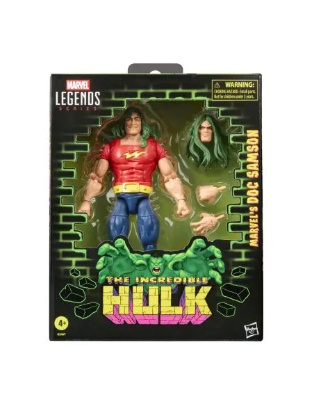 Figura hasbro marvel legends series the incredible hulk marvel's doc samson