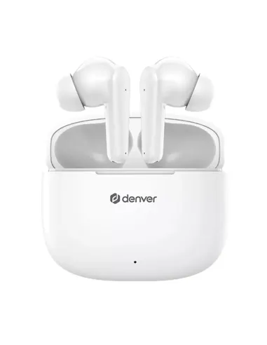 Auriculares denver twe - 48w inalambrico blanco