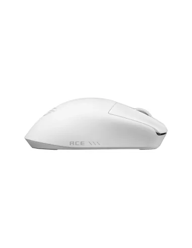 ASUS ROG Gladius IV Ace WHT ratón Juego Mano derecha RF Wireless + Bluetooth + USB Type-A Óptico 65000 DPI