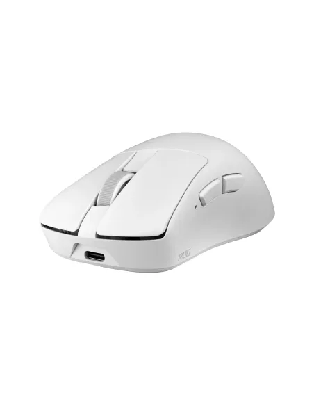 ASUS ROG Gladius IV Ace WHT ratón Juego Mano derecha RF Wireless + Bluetooth + USB Type-A Óptico 65000 DPI
