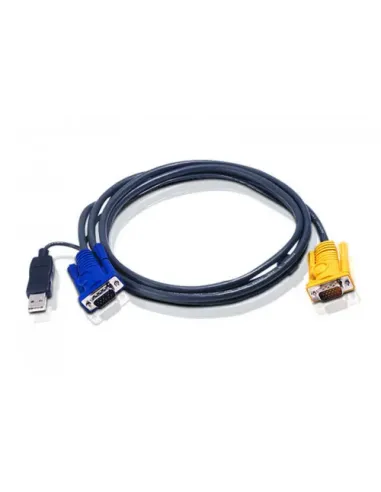 ATEN Cable KVM USB con SPHD 3 en 1 y conversor PS/2 a USB integrado de 3 m