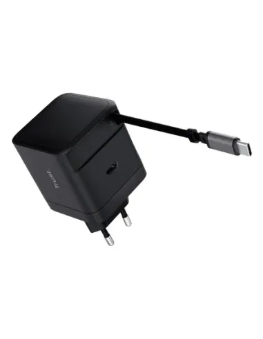 Trust Maxo Cargador retráctil USB-C PD de 65 W