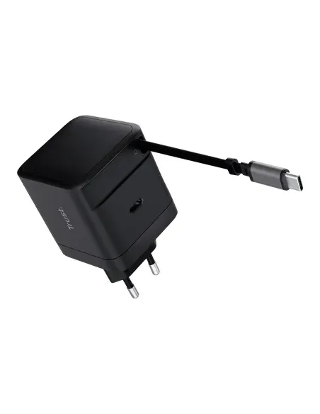 Trust Maxo Cargador retráctil USB-C PD de 65 W