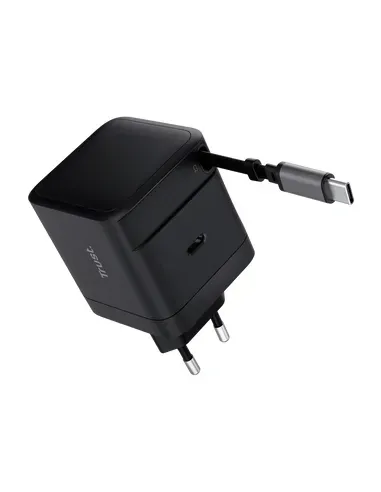 Trust Maxo Cargador retráctil USB-C PD de 65 W
