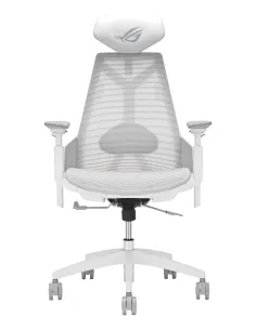 ASUS ROG Destrier Ergo Core White Silla para videojuegos de PC Asiento de malla Blanco