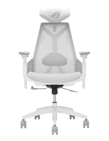 ASUS ROG Destrier Ergo Core White Silla para videojuegos de PC Asiento de malla Blanco