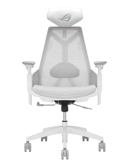 ASUS ROG Destrier Ergo Core White Silla para videojuegos de PC Asiento de malla Blanco