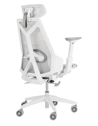 ASUS ROG Destrier Ergo Core White Silla para videojuegos de PC Asiento de malla Blanco