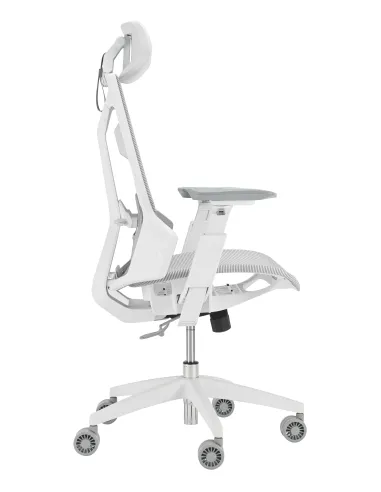 ASUS ROG Destrier Ergo Core White Silla para videojuegos de PC Asiento de malla Blanco