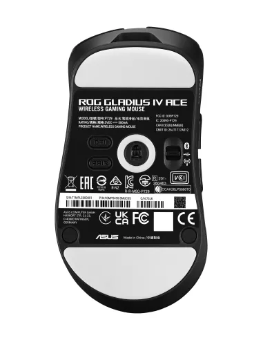 ASUS ROG Gladius IV Ace ratón Juego Mano derecha RF Wireless + Bluetooth + USB Type-A Óptico 65000 DPI