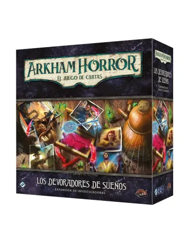 Juego de mesa arkham horror lcg los devoradores de sueños expansion investigacion edad recomendada 14 años