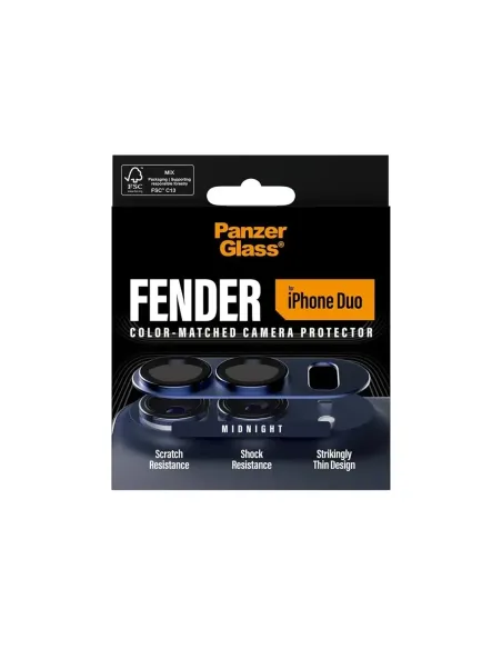 PanzerGlass Fender Camera Prot iPhone Duo Midnigh