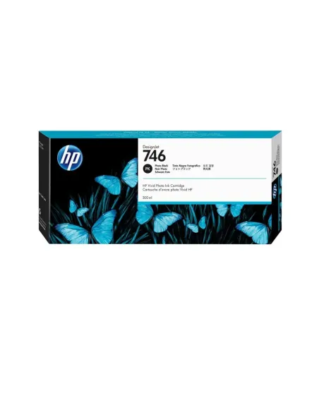 HP Cartucho de tinta negro fotográfico HP DesignJet 746 de 300 ml