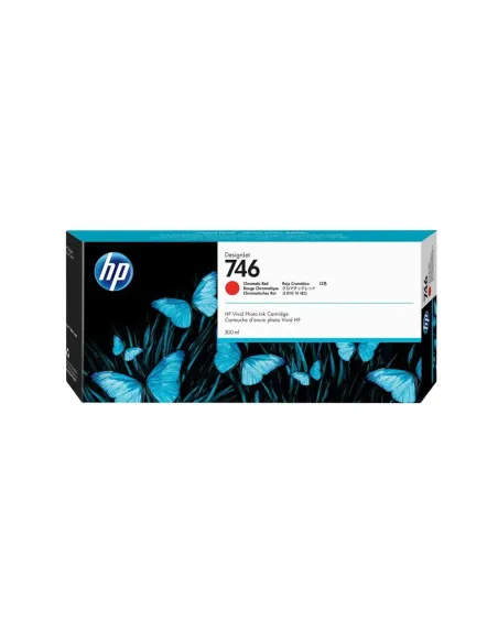 HP Cartucho de tinta roja cromática HP DesignJet 746 de 300 ml