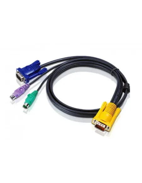 ATEN Cable KVM PS/2 con SPHD 3 en 1 de 1,8 m