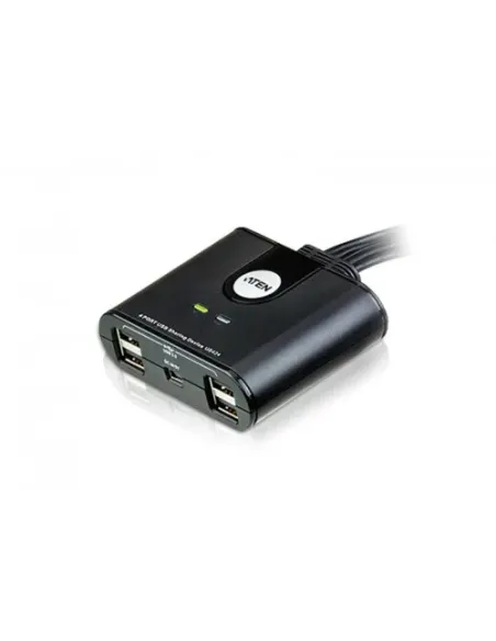 ATEN Switch de periféricos USB 2.0 de 4 x 4 puertos ATEN Switch de periféricos USB 2.0 de 4 x 4 puertos