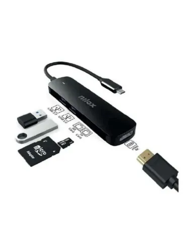 Nilox NXDSUSBC05 Adaptador USB-C 5 en 1