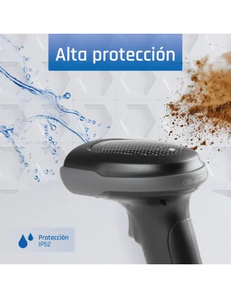 iggual Lector código barras 2D Bluetooth 2.4G base