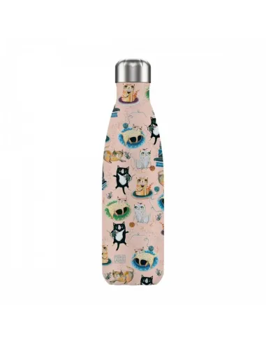 Botella isotermica enesco crazy cats