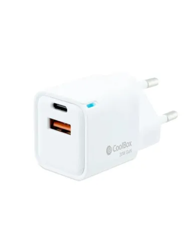 CoolBox Cargador USB 20W con tecnología GaN