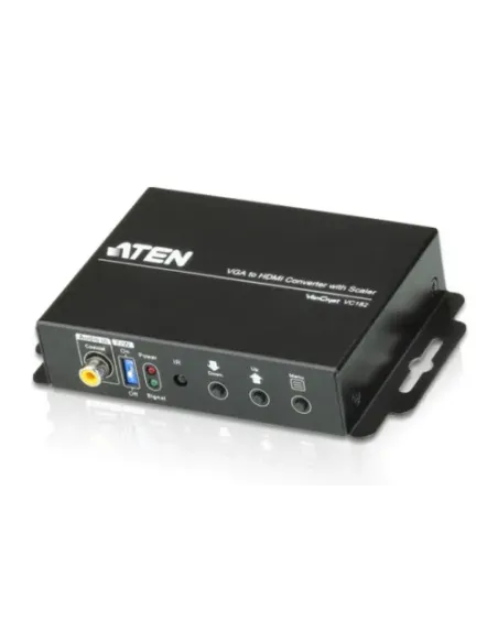 ATEN Conversor de VGA/Audio a HDMI con escalador
