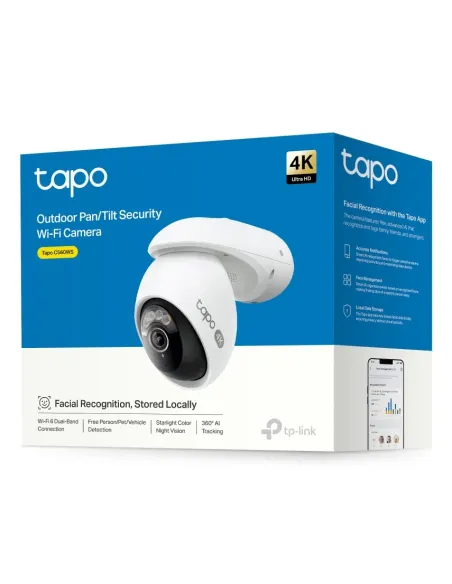 TP-Link Tapo C560WS Bombilla Cámara de seguridad IP Interior y exterior 3840 x 2160 Pixeles Techo Pared Escritorio