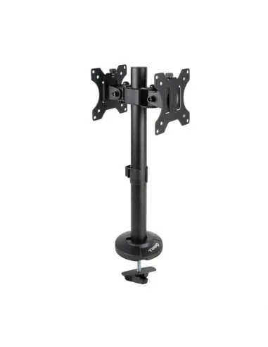 TooQ Soporte de Mesa para 2 Pantallas 17"-32", Negro