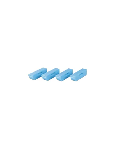 Lindy 40324 bloqueador de puerto Bloqueador de puerto + clave DisplayPort Azul Acrilonitrilo butadieno estireno (ABS) 5 pieza(s)