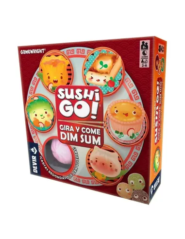 Juego de mesa sushi go gira y come dim sum