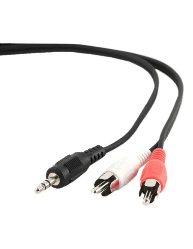 Gembird Cable Audio 3.5mm(M) a 2 RCA(M) 2.5 Mts - Comprar Gembird Cable Audio 3.5mm(M) a 2 RCA(M) 2.5 Mts