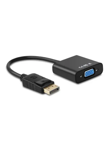 AISENS CONVERSOR DISPLAYPORT A SVGA, DP/M-SVGA/H, NEGRO, 15CM