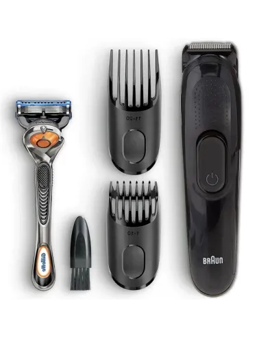 Barbero cortapelos braun sk3300 + gillete fusion