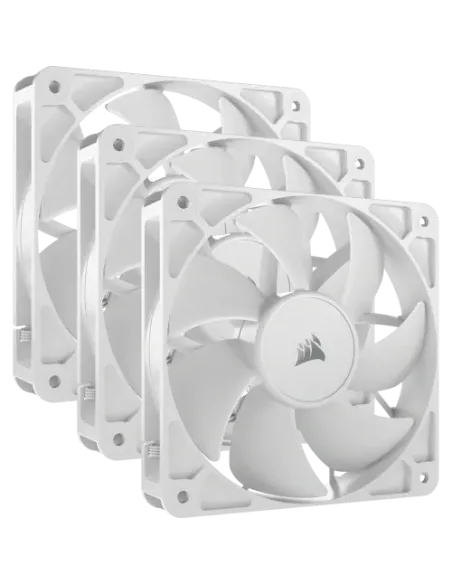 Corsair RS120 Carcasa del ordenador Ventilador 12 cm Blanco 3 pieza(s)