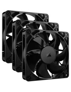 Corsair RS120 Carcasa del ordenador Ventilador 12 cm Negro 3 pieza(s)