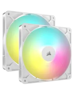 Corsair RS140 ARGB Carcasa del ordenador Ventilador 14 cm Blanco 2 pieza(s)