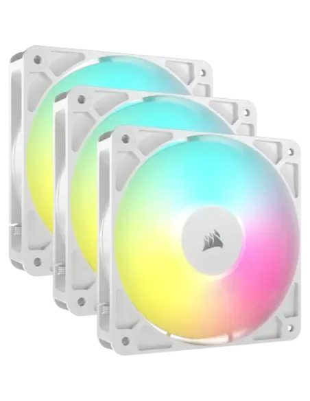 Corsair RS120 ARGB Carcasa del ordenador Ventilador 12 cm Blanco 3 pieza(s)