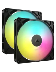 Corsair RS140 ARGB Carcasa del ordenador Ventilador 14 cm Negro 2 pieza(s)