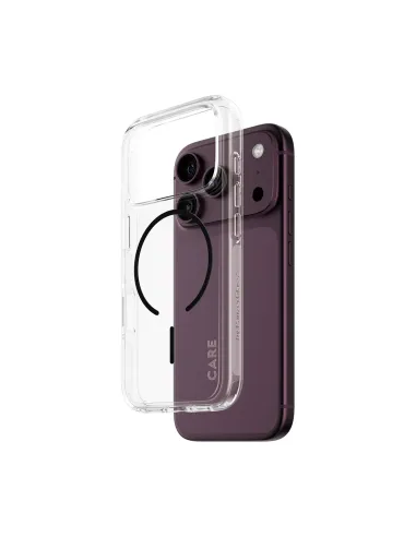 PanzerGlass CARE™ by ® Urban Explorer Case Transparent w. Black MagSafe iPhone 18 Pro | 17 Pro funda para teléfono móvil