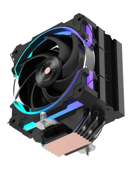 CoolBox Refrigerador CPU H6 Ring ARGB