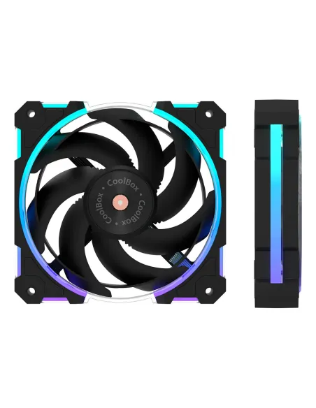 CoolBox Ventilador X12 Ring ARGB