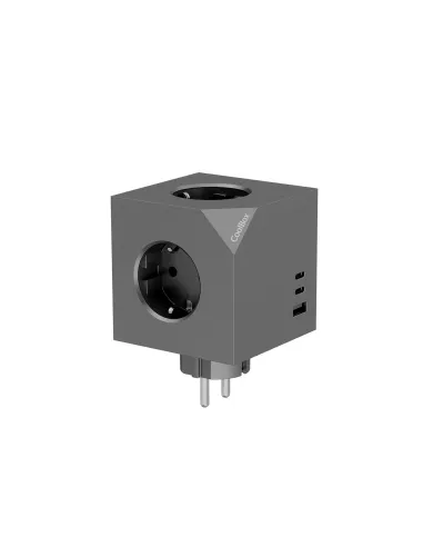 CoolBox CUBIK BASE 3 ENCHUFES CON CARGA USB C+A