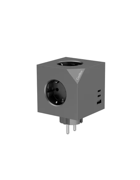 CoolBox CUBIK BASE 3 ENCHUFES CON CARGA USB C+A