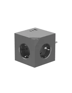 CoolBox CUBIK BASE 3 ENCHUFES CON CARGA USB C+A 2
